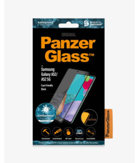 PanzerGlass | Samsung | Galaxy A52 | Black/Transparent | Antifingerprint screen protector