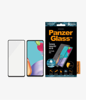 PanzerGlass | Samsung | Galaxy A52 | Black/Transparent | Antifingerprint screen protector