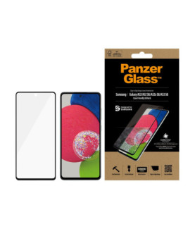 PanzerGlass | Samsung | Galaxy A52 | Black/Transparent | Antifingerprint screen protector