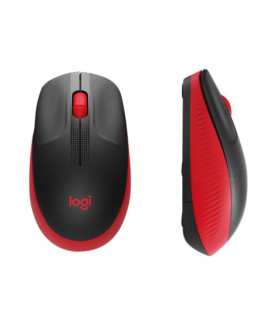 Logitech | Full size Mouse | M190 | Wireless | USB | Red