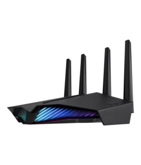 Router | RT-AX82U | 802.11ax | 574 + 4804 Mbit/s | 10/100/1000 Mbit/s | Ethernet LAN (RJ-45) ports 4 | Mesh Support Yes | MU-Mi