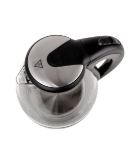 Kettle | Adler | Kettle | AD 1224 | Standard | 2000 W | 1.5 L | Glass | 360 rotational base | Black