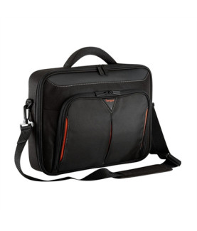 Targus | Classic | Fits up to size 14 " | Messenger - Briefcase | Black/Red | Shoulder strap