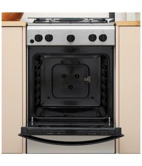 INDESIT Cooker | IS5G1PMX/E/1 | Hob type Gas | Oven type Gas | Stainless steel | Width 50 cm | Grilling | Depth 60 cm | 59 L