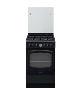 INDESIT Cooker | IS5G8MHA/E/1 | Hob type Gas | Oven type Electric | Anthracite | Width 50 cm | Grilling | Depth 60 cm | 60 L