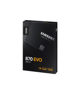 Samsung | SSD | 870 EVO | 250 GB | SSD form factor 2.5" | Solid-state drive interface SATA III | Read speed 560 MB/s | Write sp