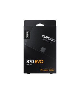 Samsung | SSD | 870 EVO | 250 GB | SSD form factor 2.5" | Solid-state drive interface SATA III | Read speed 560 MB/s | Write sp