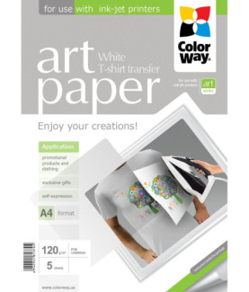 ART | 120 g/m | A4 | Photo Paper T-shirt transfer (white)