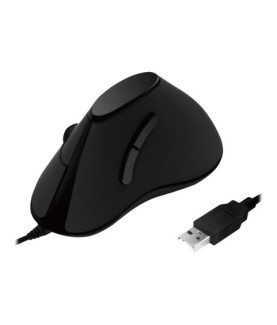 Logilink | Ergonomic Vertical Mouse | ID0158 | Optical | Wired | Black