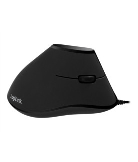 Logilink | Ergonomic Vertical Mouse | ID0158 | Optical | Wired | Black