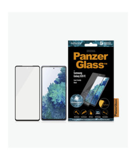 PanzerGlass | Samsung | Galaxy S20 FE CF | Glass | Black | Works with face recognition and is compatible with the in-screen fin