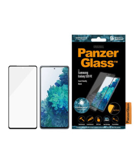 PanzerGlass | Samsung | Galaxy S20 FE CF | Glass | Black | Works with face recognition and is compatible with the in-screen fin