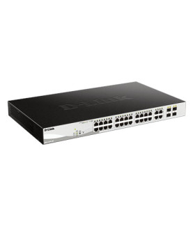 D-Link | 28-Port Gigabit Smart Managed PoE Switch | DGS-1210-28P | Managed L2+ | Desktop | Power supply type External