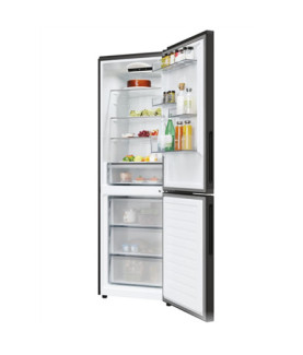 Candy Refrigerator | CNCQ2T618EB | Energy efficiency class E | Free standing | Combi | Height 185 cm | No Frost system | Fridge