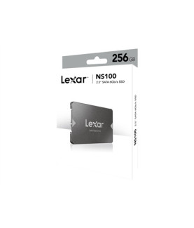 Lexar | NS100 | 256 GB | SSD form factor 2.5" | Solid-state drive interface SATA III | Read speed 520 MB/s | Write speed 510 MB