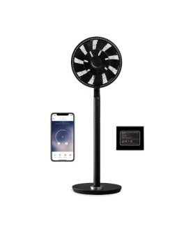 Duux | Fan | Whisper Flex Ultimate | Stand Fan | Black | Diameter 34 cm | Number of speeds 30 | Oscillation | 3-32 W | Yes