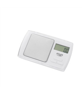 Adler | Precision scale | AD 3161 | Maximum weight (capacity) 0.5 kg | Accuracy 0.01 g | White