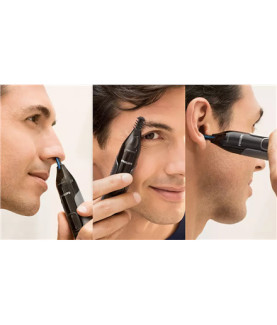 Philips | Nose, Ear and Eyebrow Trimmer | NT3650/16 | Nose, ear and eyebrow trimmer | Grey