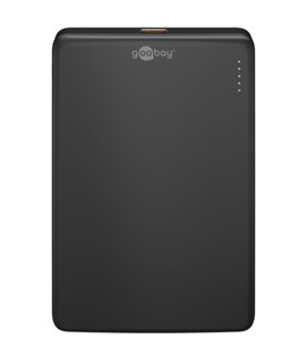 Goobay Magnetic Wireless Power Bank | 70182 | 5000 mAh | USB-C | Black