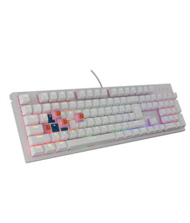 Genesis THOR 303 | Mechanical Gaming Keyboard | Wired | US | White | USB Type-A | Outemu Peach Silent