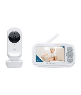 Motorola | Video Baby Monitor | VM34 4.3" | 4.3" diagonal color screen Lullabies Two-way talk Room temperature monitoring Infra