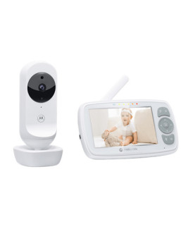 Motorola | Video Baby Monitor | VM34 4.3" | 4.3" diagonal color screen Lullabies Two-way talk Room temperature monitoring Infra