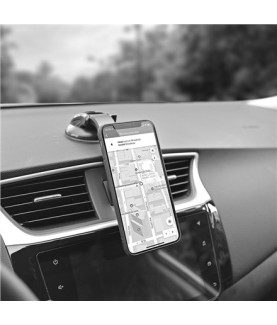 ColorWay | Magnetic Car Holder For Smartphone | Dashboard-2 | Adjustable | Magnetic | Gray | Panel or windshield mounting using