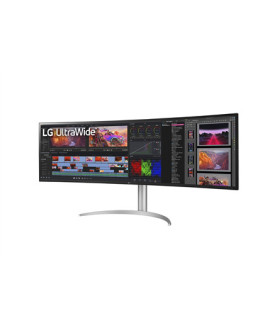 LG 49WQ95C-W 49 UltraWide Curved LED Monitor 5120x1440/400cd/m2/5ms/ HDMI USB Type C Display Port | LG | Monitor | 49WQ95C-W | 