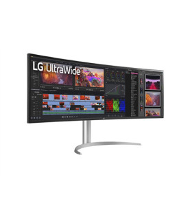 LG 49WQ95C-W 49 UltraWide Curved LED Monitor 5120x1440/400cd/m2/5ms/ HDMI USB Type C Display Port | LG | Monitor | 49WQ95C-W | 