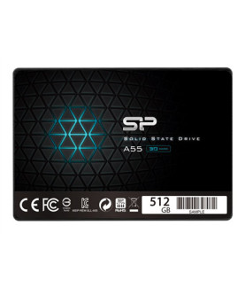 Silicon Power | A55 | 512 GB | SSD form factor 2.5" | Solid-state drive interface SATA | Read speed 560 MB/s | Write speed 530 