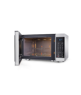 Sharp | Microwave Oven with Grill | YC-MG81E-S | Free standing | 900 W | Grill | Silver