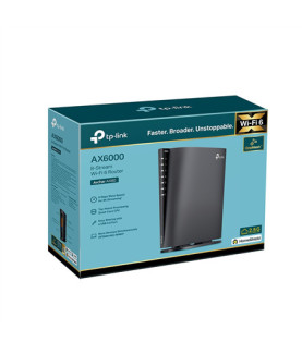 AX6000 8-Stream Wi-Fi 6 Router with 2.5G Port | Archer AX80 | 802.11ax | 10/100/1000 Mbit/s | Ethernet LAN (RJ-45) ports 3 | Me