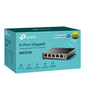 TP-LINK | Switch | TL-SG105E | Web managed | Wall mountable | Gigabit Ethernet (copper) ports quantity 5 | Power supply type Ex