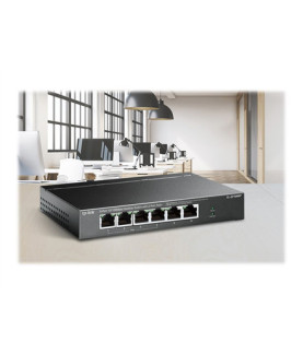 TP-LINK | Switch | TL-SF1006P | Unmanaged | Desktop | 10/100 Mbps (RJ-45) ports quantity 6 | PoE+ ports quantity 4 | Power supp