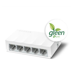 TP-LINK | 5-Port 10/100Mbps Desktop Network Switch | LS1005 | Unmanaged | Desktop | Power supply type External