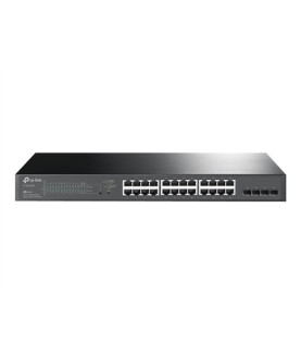 TP-LINK | JetStream 28-Port Gigabit Smart Switch | TL-SG2428P | Web Managed | Rackmountable | SFP ports quantity 4 | PoE+ ports