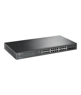 TP-LINK | JetStream 28-Port Gigabit Smart Switch | TL-SG2428P | Web Managed | Rackmountable | SFP ports quantity 4 | PoE+ ports