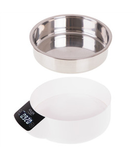 Adler | Kitchen scale with a bowl | AD 3166 | Maximum weight (capacity) 5 kg | Graduation 1 g | Display type LCD | White