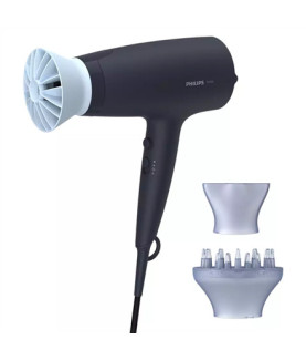 Philips | Hair Dryer | BHD360/20 | 2100 W | Number of temperature settings 6 | Ionic function | Diffuser nozzle | Black/Blue