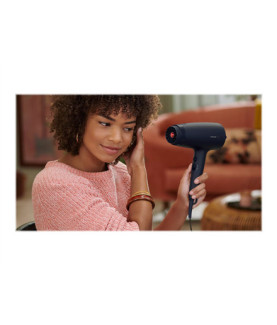 Philips | Hair Dryer | BHD360/20 | 2100 W | Number of temperature settings 6 | Ionic function | Diffuser nozzle | Black/Blue