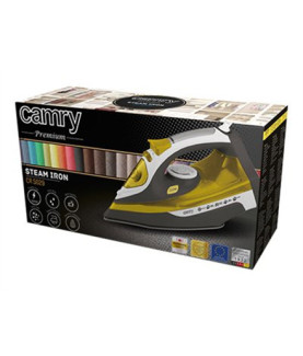 Camry | Iron | CR 5029 | Steam Iron | 2400 W | Continuous steam 40 g/min | Steam boost performance 70 g/min | White/Black/Gold