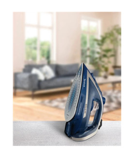 TEFAL | Steam Iron | FV6830E0 | Steam Iron | 2800 W | Water tank capacity 270 ml | Continuous steam 50 g/min | Silver/Blue