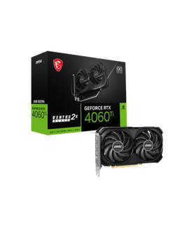 MSI | GeForce RTX 4060 Ti VENTUS 2X BLACK 8G OC | NVIDIA | 8 GB | GeForce RTX 4060 Ti | GDDR6 | HDMI ports quantity 1 | PCI Exp