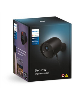 Philips Hue | Secure Wired Camera | Bullet | IP65 | Black