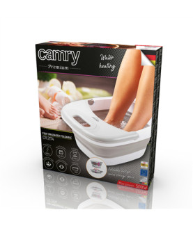 Camry | Foot massager | CR 2174 | Bubble function | Heat function | 450 W | White/Silver