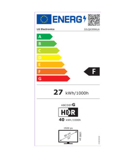 LG | 32LQ63006LA | 32" (81 cm) | Smart TV | WebOS 3.0 | FHD