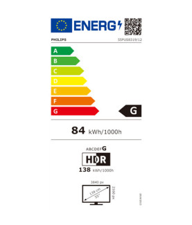 Philips LED Ambilight TV | 55PUS8319/12 | 55 | Smart TV | Titan | 4K UHD | Black