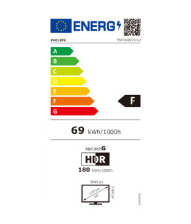 Philips LED Ambilight TV | 55PUS8919/12 | 55 | Smart TV | Titan | 4K UHD | Grey