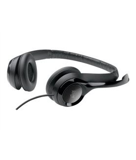 Logitech | Computer headset | H390 | On-Ear Built-in microphone | USB Type-A | Black