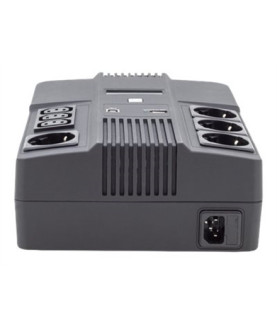 Digitus | All-in-One UPS | All-in-One UPS, 600VA/360W, LED 12V/7Ah x1, 4x CEE 7/7,3x IEC C13, USB, RJ45 | 600 VA | 360 W